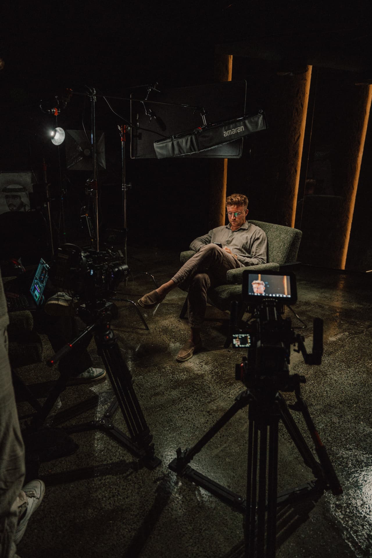 Behind the scenes in the NXT STUDIOS studio